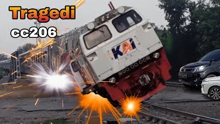 Waduh Insiden cc206❗️Kereta Api CepatKereta Api IndonesiaKereta Api tut tut tutKrl [upl. by Conner702]