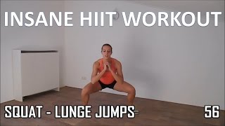 20 Minute Insane HIIT Workout – Lose Weight and Tone Your Body Fast [upl. by Elatsyrk]