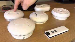 Device Setup  How to Pair Interlinked Battery Smoke Alarms Scottish Fire Regulation Smart Detect UK [upl. by Meurer]