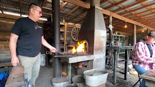 Friends of Koreshan State Park Blacksmith Shop Demonstration [upl. by Giselbert33]