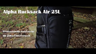 Fotografie  KampF Rucksack  der Alpha Rucksack Air 25L  KampF Concept kfconcept [upl. by Ereveneug]