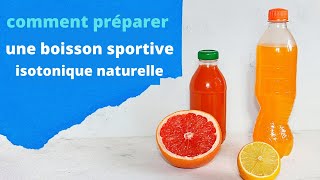 Comment préparer votre propre boisson isotonique pour le sport [upl. by Giffy]