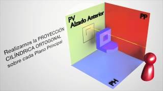 Dibujo Técnico Introducción al Sistema Diédrico [upl. by Gabbert]