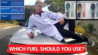 EXPLAINING THE DIFFERENCE BETWEEN UNLEADED PREMIUM amp EFUEL [upl. by Enitsud131]