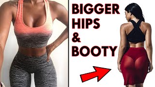 🍑 How To Get Bigger Hips and Buttocks  4 Workouts For CURVY Hips and Booty [upl. by Anir]