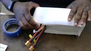 Hardcasing Your Lipo Using Scotchcast Plus Casting Tape [upl. by Latrena]