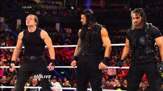 The Shield vs The Wyatt Family Raw March 3 2014 [upl. by Cigam]