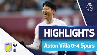 HeungMin Son hattrick hero  HIGHLIGHTS  Aston Villa 04 Spurs [upl. by Kiley]