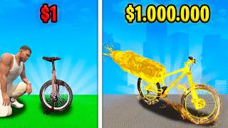 BICICLETA de 1 a 1000000 en GTA 5 [upl. by Schafer642]