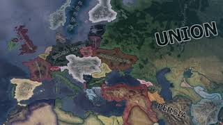 HOI4 Great war redux 1910  1941 Timelapse [upl. by Aneekas]