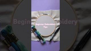 My top tips for embroidery beginners read why in the description embroidery embroiderydesign [upl. by Carlin]