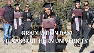 Graduation vlog from Texas Southern University vlog graduation hbcu [upl. by Padgett292]