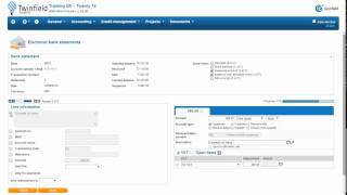 Twinfield  How To Process EBank Statements [upl. by Fanning925]