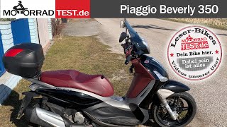 Piaggio Beverly 350  LeserBikeVideo von Rüdiger [upl. by Noslen583]