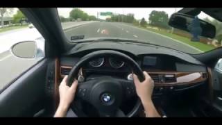 Bmw E60 M5 straight piped accelerations [upl. by Anahsak]