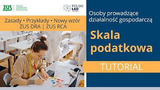 Działalność gospodarcza  skala podatkowa  tutorial Polski Ład [upl. by Pierre]