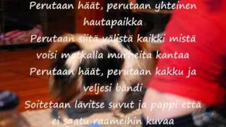 Anne Mattila  Perutaan häät Lyrics [upl. by Anidene]