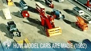 How Model Cars are Made 1962  British Pathé [upl. by Nivart]