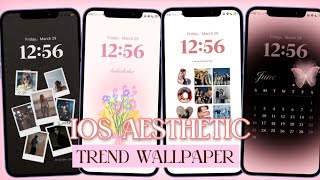 How to Apply iOS Aesthetic Trendy Wallpaper on Android [upl. by Hallimaj669]