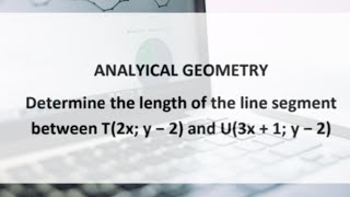 Calculate the distance between two points in the Cartesian plane grade12maths distanceformula [upl. by Ayotna]