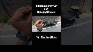 Bajaj Dominar400 Full Detailed Review Video On My Youtube Channel 🔥 bajaj dominar400 bajajpulsar [upl. by Airtemed415]