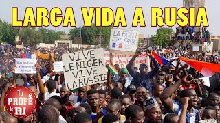 EN ÁFRICA SE GRITA ¡LARGA VIDA A RUSI4 LARGA VIDA A PUTIN [upl. by Einad]