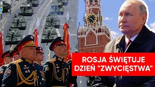 Igrzyska propagandy Putina Tak wygląda Dzień quotZwycięstwaquot w Moskwie [upl. by Anaeg]