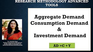 Aggregate Demand Consumption Demand and Investment Demand AD C I Demand consumption [upl. by Ener]