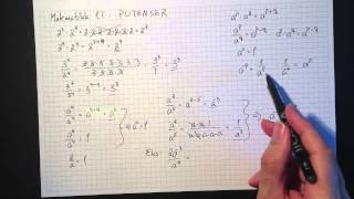 Matematikk 1T Potenser [upl. by Jerroll]