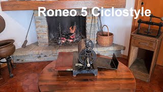 Old mimeograph Roneo 5 from 1910 and how to use it to do some copies Video N° 140 [upl. by Ettigirb]