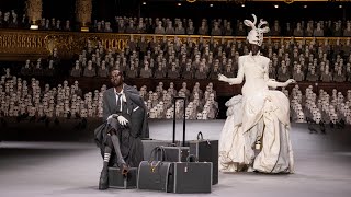 Revolutionizing Runways Thom Browne Haute Couture 2023 [upl. by Ahsena673]