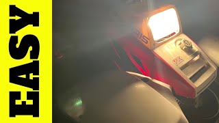 POLARIS TRAIL BOSS 250 Headlight Bulb  EASY WAY TO CHANGE [upl. by Matthei]