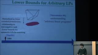 Approximate constraint satisfaction requires subexponential size linear programs  Pravesh Kothari [upl. by Cade]