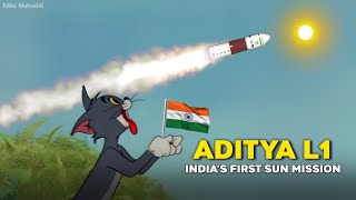 The Story of Aditya L1 Mission Sun  ISRO  Tom amp Jerry  Edits MukeshG [upl. by Latsyk910]