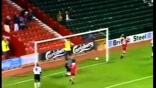 18 Years Old Robbie Fowler 5 Goals vs Fulham [upl. by Akenn]