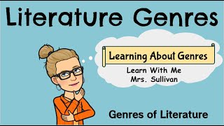 Literature Genres What is Genre [upl. by Ecirtram]