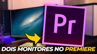 Como usar e CONFIGURAR DOIS MONITORES no Adobe Premiere [upl. by Leshia245]