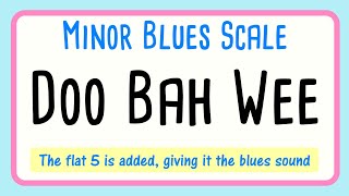 Blues Scale Vocal Warm Up Exercise  Scat Syllables  Doo Bah Wee [upl. by Lyrrad]