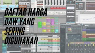 Daftar harga software DAW yang sering digunakan Versi Sekolah DJ [upl. by Irrol]