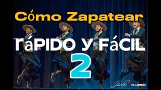 CÓMO APRENDER A ZAPATEAR RÁPIDO Y FÁCIL PARTE 2  CEPILLADO LATERAL [upl. by Aziaf]