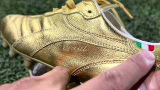 Review Diadora Brasil Made In Italy Leather FG [upl. by Htebazile]