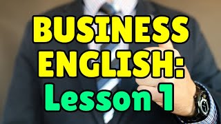 Business English Course  Lesson 1  Essential Job Vocabulary [upl. by Weiss517]