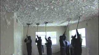 Friable ceiling abatement using FoamShields patented method [upl. by Niwrehs]