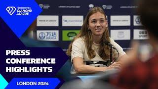 London 2024 Press Conference Highlights  Wanda Diamond League [upl. by Samuella]