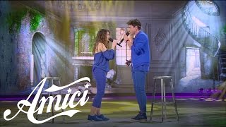 Amici 16  Duetto di Federica e Riccardo  Lultimo bacio [upl. by Ydnahs]