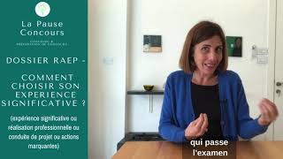 Comment choisir une expérience significative ou une réalisation professionnelle marquante [upl. by Lleksah]