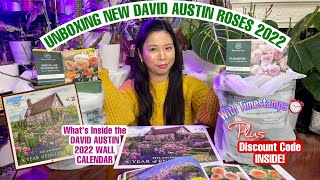 NEW 2022 David Austin Roses UK Unboxing  Elizabeth  Bring Me Sunshine  David Austin 2022 Calendar [upl. by Agnes]