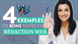 4 EXEMPLES de BONS TEXTES en RÉDACTION WEB [upl. by Retsevel950]