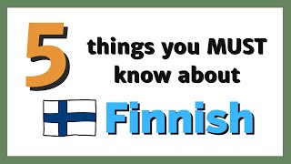 The Finnish language  whats it like 5 things you must know about Finnish [upl. by Adgam907]