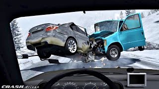 BeamNG Drive  FIRST PERSON CAR CRASHES [upl. by Atoiganap442]